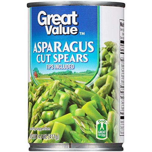 Great Value: Asparagus Cut Spears, 14.5 oz