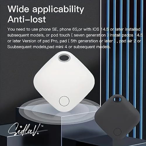 SEDLAV Smart Tag Portable GPS Tracking Device – Toddler GPS Tracker & Key Finder Locator - Anti-Lost Smart Finders for Kids, Pets, Luggage with Selfie Shutter