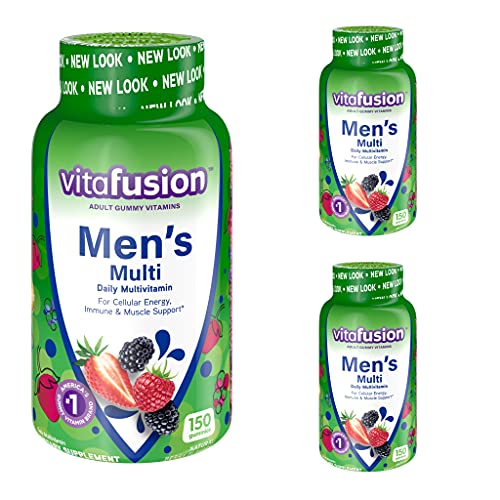 Vitafusion Men's Gummy Vitamins, 150 Count (Pack of 3)