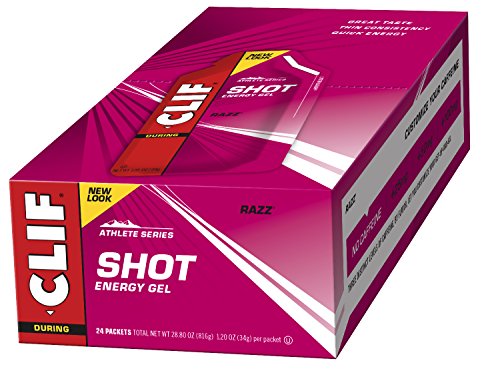 Clif Shot Gel Razz, 1.2-Ounce Pouches, 24-Count