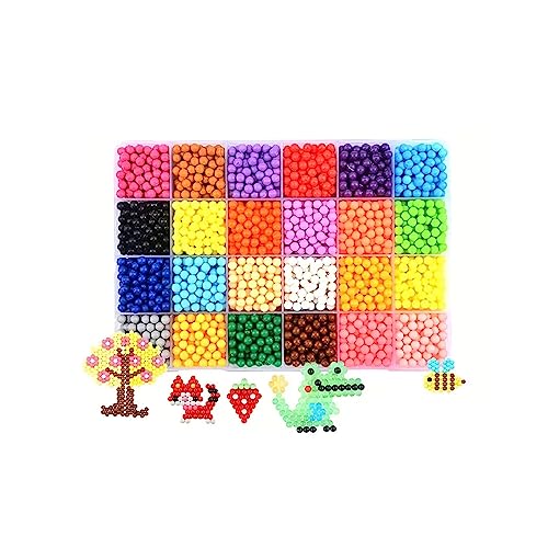 SEDLAV Water Fuse Beads - Beads Set in Vibrant Colors - Fuse Beads Kit with Plastic Tools,Unique Templates, Bead Storage Container