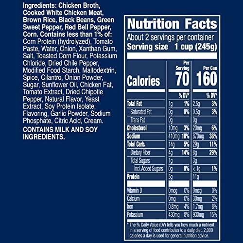 Progresso Light, Zesty Santa Fe Style Chicken Soup, Gluten Free, 18.5 oz. (Pack of 12)