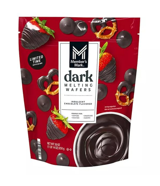 Dark Chocolate Flavored Melting Wafers 30oz