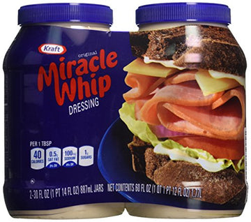 Kraft Miracle Whip Dressing, Original, 2 Count