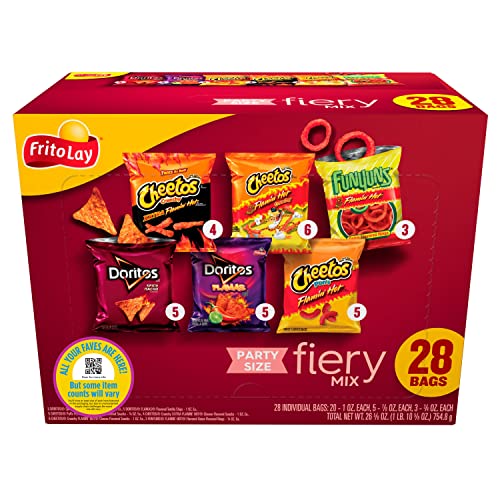 Frito Lay, Fiery Mix Party Size, 28 Count