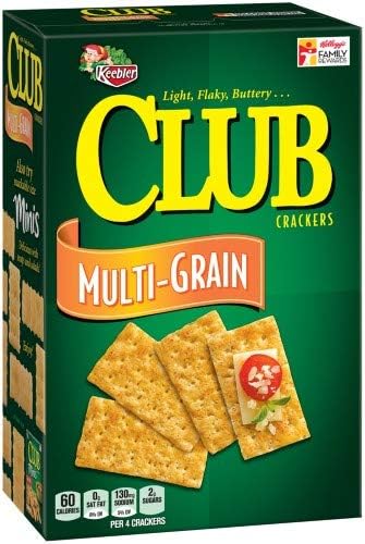 Keebler, Club, Multi-grain Crackers (Pack of 4)