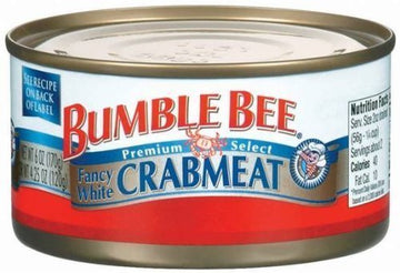 Bumble Bee White Crabmeat, 6 Ounce Tins (Pack of 12)