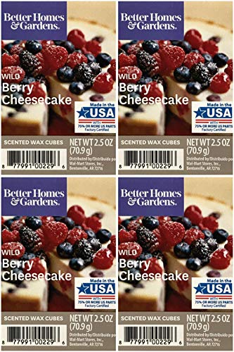 Better Homes and Gardens Wild Berry Cheesecake Wax Cubes - 4-Pack