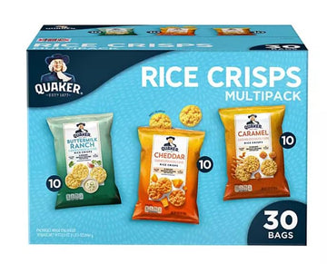 Quaker Rice Crisps Variety Pack (0.91 oz., 30 pk.)