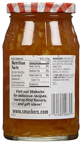 Smucker's Orange Marmalade, 18 Ounce