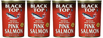 Black Top Premium Wild Alaska Pink Salmon, 14.75 Ounce (Pack of 4)