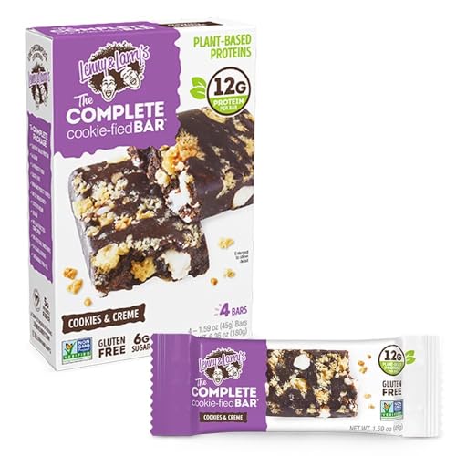 Lenny & Larry's Cookiefied Bar, Cookies and Creme (Pack of 4)