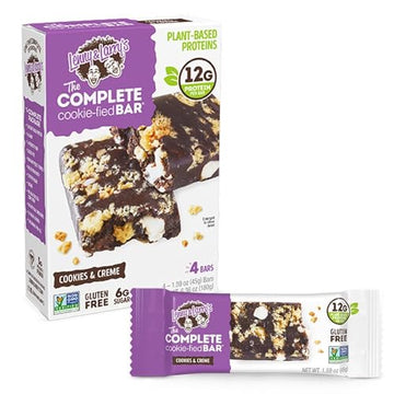 Lenny & Larry's Cookiefied Bar, Cookies and Creme (Pack of 4)