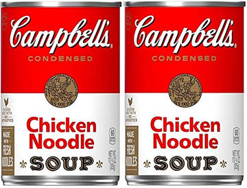 Campbell's Condensed Chicken Noodle Soup 10.75 Ounce (Pack of 2)