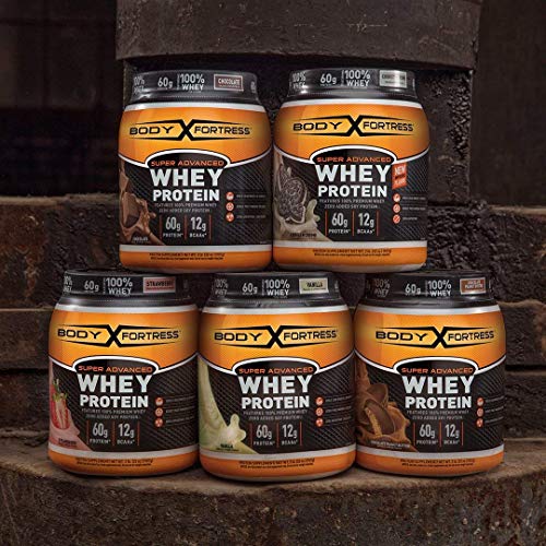 Body Fortress Super Advanced Whey Protein Powder, Gluten Free, Chocolate Peanut Butter, 2 Pound, 2 Pack, (2lbs Total) (Packaging May Vary)