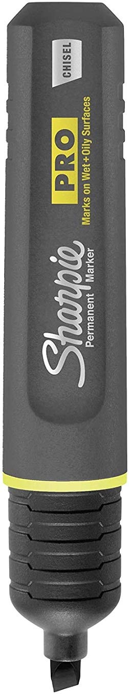 Sharpie PRO Permanent Marker, Medium, Chisel Tip, Black, 2-Count (2018330)