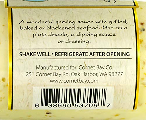 Cornet Bay Gourmet Lemon Caper Seafood Sauce 12 fl oz