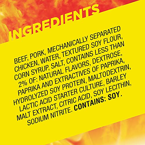 Slim Jim Snack-Sized Smoked Meat Stick, Original Flavor, Keto Friendly Snack, .28 oz 26 pack.