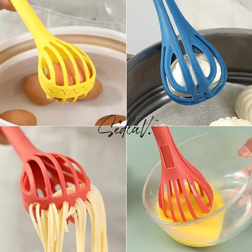 SEDLAV Multifunctional 3-in-1 Egg Whisk, Noodle Holder & Stirrer: Your Culinary Companion for Versatile Meal Prep, Space-Efficient Kitchen Organization, and Effortless Cooking Brilliance