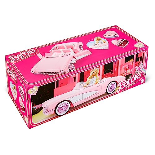 Barbie The Movie Collectible Car, Pink Corvette Convertible (HPK02)