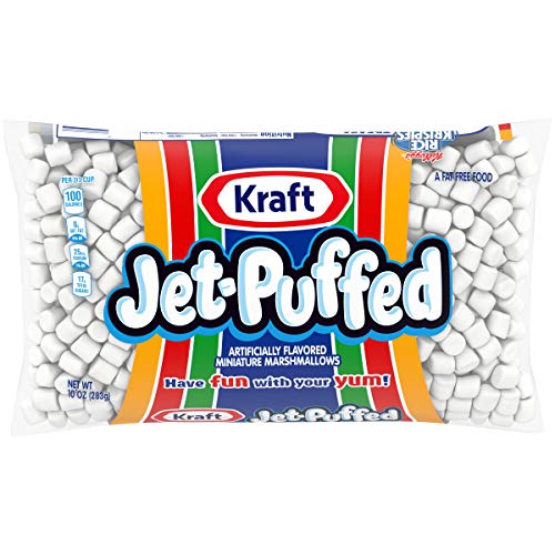 Jet Puffed Mini Marshmallow (10oz Bags, Pack of 12)