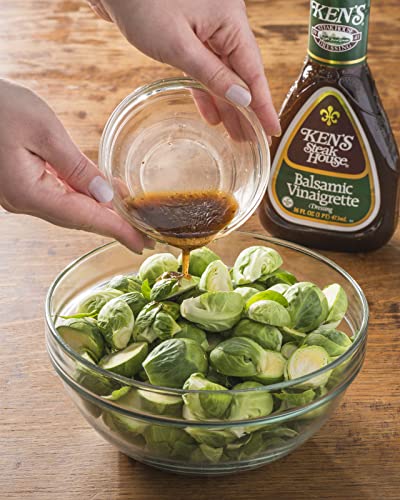 Ken’s Steakhouse Dressing, Balsamic Vinaigrette Dressing, Gluten Free Dressing for Salads or Marinades, 16 FL OZ Bottle (16 Fl Oz (Pack of 2))