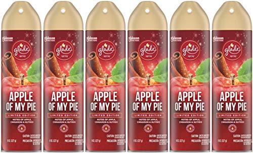 Glade Air Freshener Spray - Apple of My Pie - Net Wt. 8 OZ (227 g) Per Can - Pack of 6 Cans