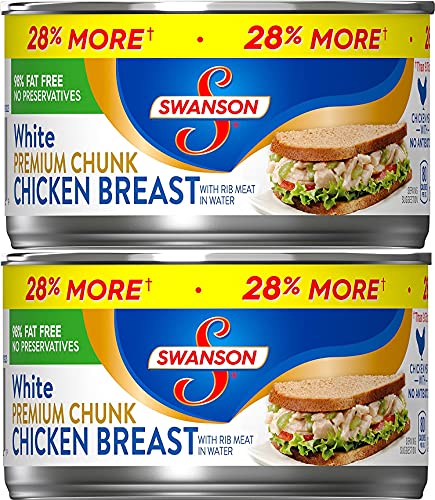 Premium White Chunk Chicken Breast, 12.5 Oz. Can, Pack of 2