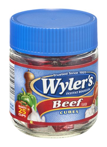 Wyler's Beef Instant Bouillon Cubes Jar, 3.25 OZ