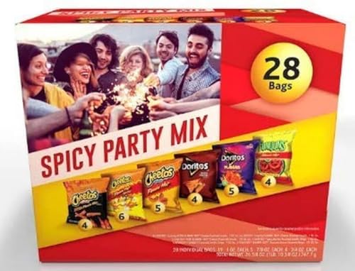Frito-Lay 28 Piece VP Mix Cube, Spicy Party, 26.375 Ounce