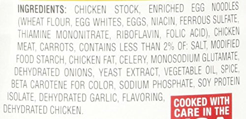 Campbell's Homestyle Chicken Noodle Soup, 22.2 Ounce (Pack of 12)