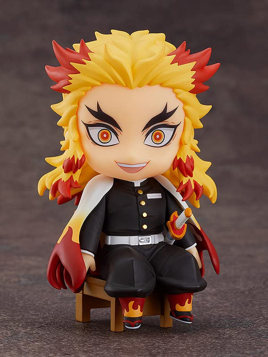 Good Smile Demon Slayer: Kimetsu no Yaiba: Kyojuro Rengoku Nendoroid Swacchao! Action Figure, Multicolor