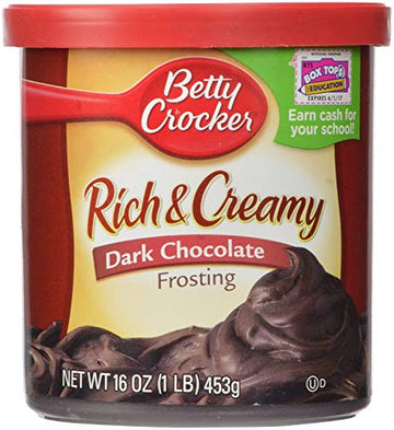 Betty Crocker Rich & Creamy Frosting - Hershey's Triple Chocolate Fudge Chip - 16 oz