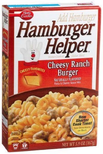 Hamburger Helper Cheesy Ranch Burger (Single)