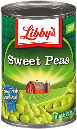 Libby's Sweet Peas, 15-Ounce Cans (Pack of 12)-SET OF 3