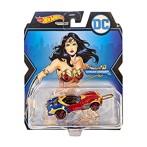 Hot Wheels Character Cars DC Comics Wonder Woman Action