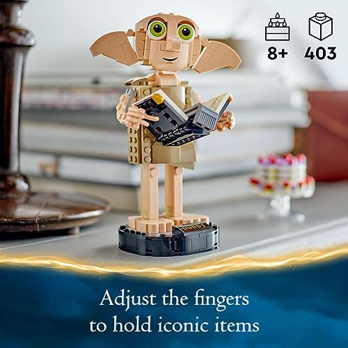 LEGO Harry Potter Dobby The House-Elf Building Toy Set, Build and Display Model of a Beloved Character from The Harry Potter Franchise, for 8 Year Old Boys' and Girls' Birthday, 76421