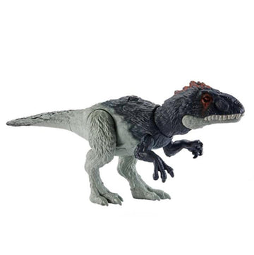 Mattel Jurassic World Dominion Dinosaur Figure Eocarcharia Wild Roar with Sound & Attack Action, Medium Size Posable, Toy with Connected Digital Play