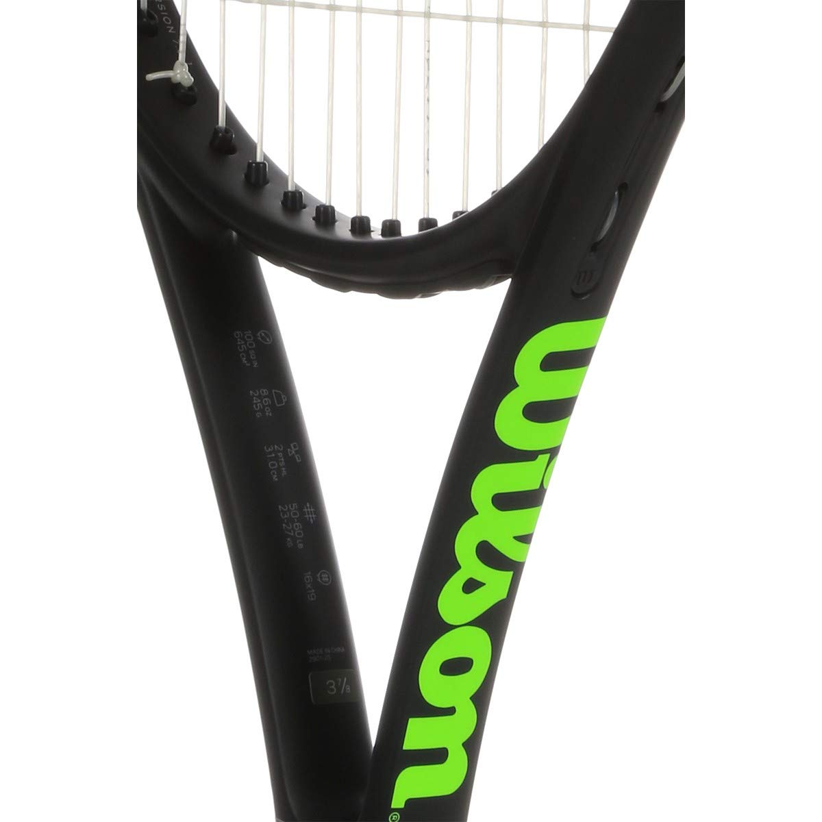 WILSON Blade Team V7 Adult Performance Tennis Racket - Grip Size 3-4 3/8", Green
