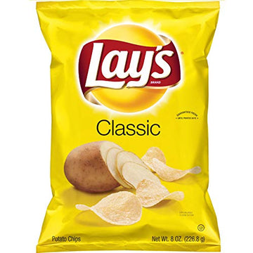 Lay's Classic Potato Chips, 8 Ounce
