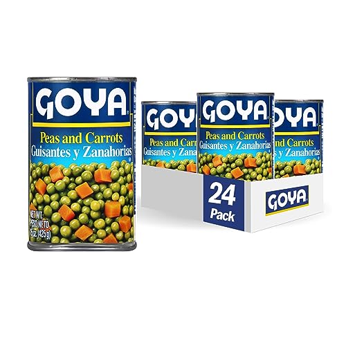 Goya Foods Peas and Carrots, 15-Ounce (Pack of 24), (2553)