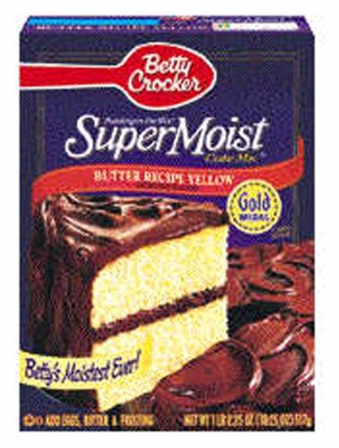 Betty Crocker Super Moist Butter Recipe Yellow Cake Mix 18.25 oz