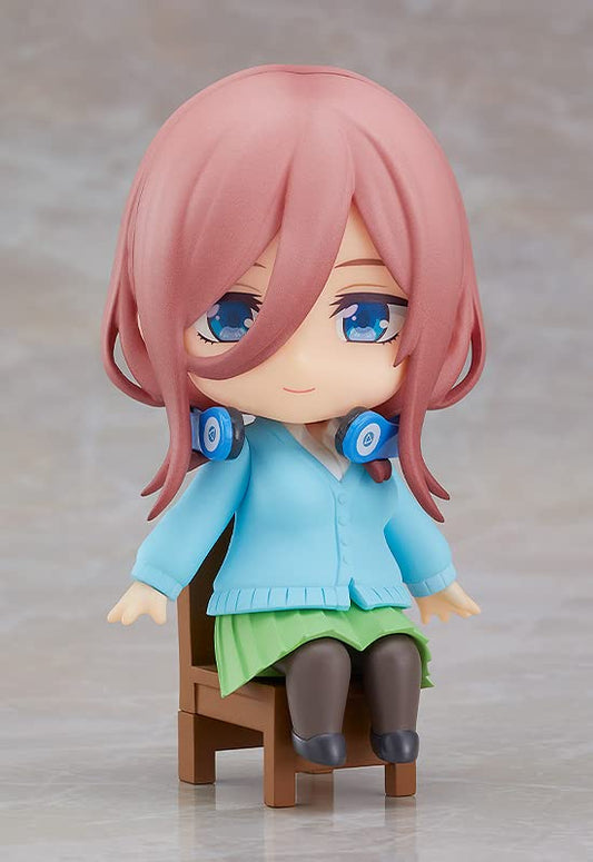 GOOD SMILE COMPANY The Quintessential Quintuplets Movie: Miku Nakano Nendoroid Swacchao! Action Figure