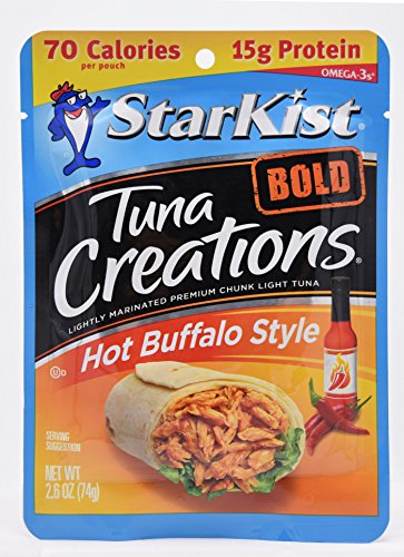 Starkist Tuna Creations, Hot Buffalo Style, Single Serve 2.6-Ounce Pouch (Pack of 30)