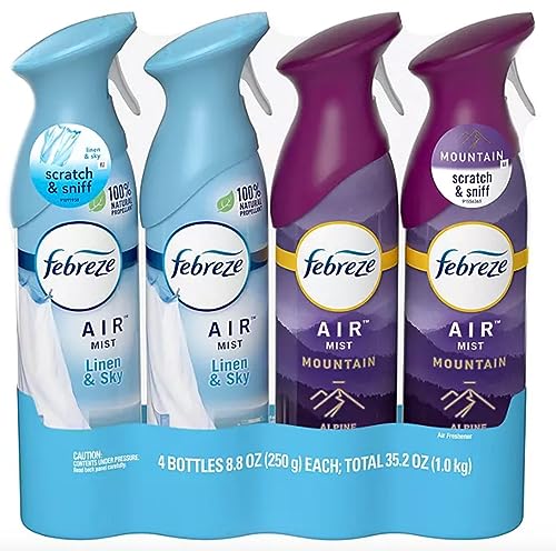 Febreze Air Freshener, Linen & Sky + Mountain (4 ct.)