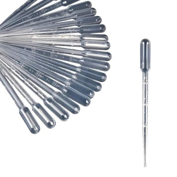 SEDLAV Precision Dropper Set - 100pcs Disposable Resin Droppers - Accurate Measurement for DIY Epoxy Resin Art - Craft with Confidence with Calibrated Graduations - Essential Tools for Jewelry Making