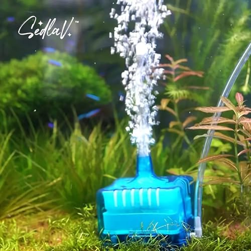 SEDLAV Mini Fish Tank Aquarium Sponge Filter - Quiet & Ultra-Efficient Air Filter with Multi-Filtration Functions, Easy Setup, Replaceable Media - Ideal for Betta, Goldfish Tanks (1-20 Gallons) & More