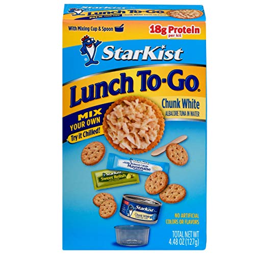 StarKist Lunch To-Go Chunk White Mix Your Own Tuna Salad, 4.48 Oz, Pack of 12