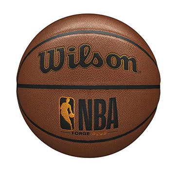 WILSON NBA Forge Series Basketball - Forge Plus, Brown, Size 6-28.5"