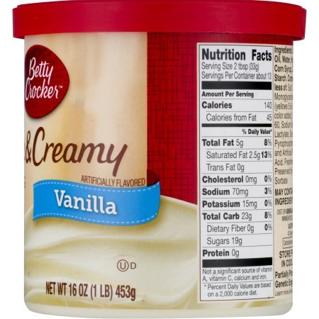 Betty Crocker Super Moist White Cake Mix and Betty Crocker Rich & Creamy Vanilla Frosting Bundle - 2 of Each - 4 Items. Frosting is Gluten Free!